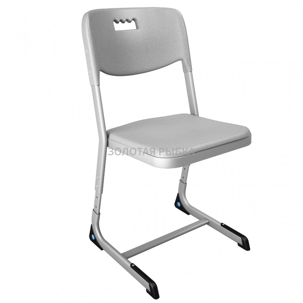 стул поворотный регулируемый по высоте с сиденьем из цельнолитого пластика